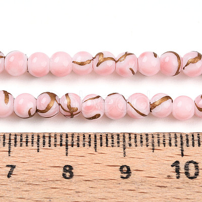 Baking Paint Glass Beads X1-DGLA-N010-4mm-01-1