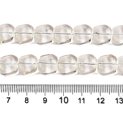 Electroplate Glass Beads Strands EGLA-N012-07C-1