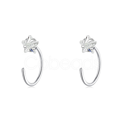 999 Fine Silver Stud Earrings FS-WG1D9DE-16-1