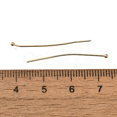 Brass Ball Head Pins KK-H502-03E-G-1