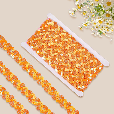 Polyester Paillette Beads OCOR-WH20004-06G-1