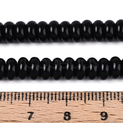 Opaque Solid Color Glass Beads Strands GLAA-ZX008-6mm-18F-1