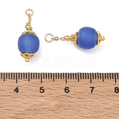 Natural Dyed Blue Agate Pendants GG-D002-03G-1