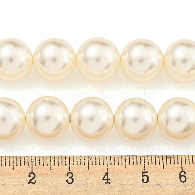 Glass Pearl Beads Strands HY-G002-01F-02-1
