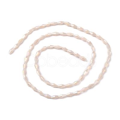 Opaque Glass Beads Strands GLAA-P001-04A-04-1