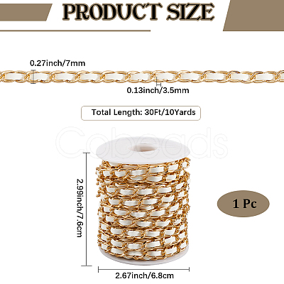 CutHollow 10Yards Oxidation Aluminum Rope Chains CHA-CL0001-01B-01-1