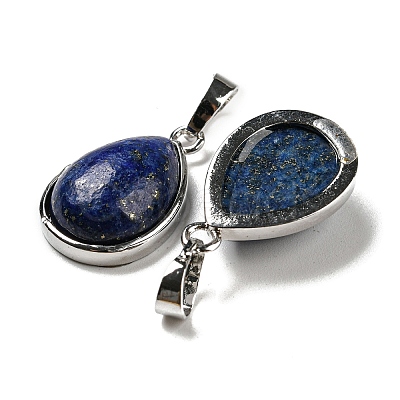 Natural Lapis Lazuli Dyed Pendants G-I358-B21-1