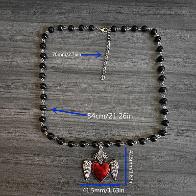 Plastic Link Necklaces FS-WG88593-01-1