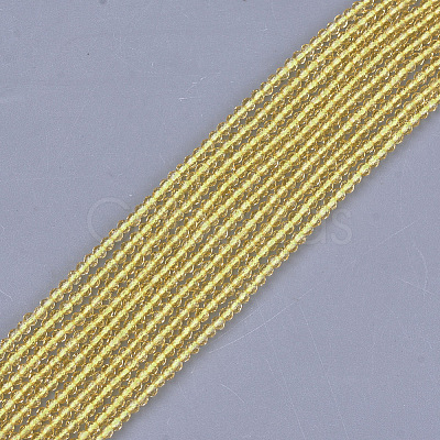 Synthetic Quartz Crystal Beads Strands G-T119-05E-1