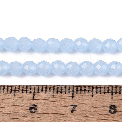 Imitation Jade Glass Beads Strands GLAA-T028-4mm-11F-1
