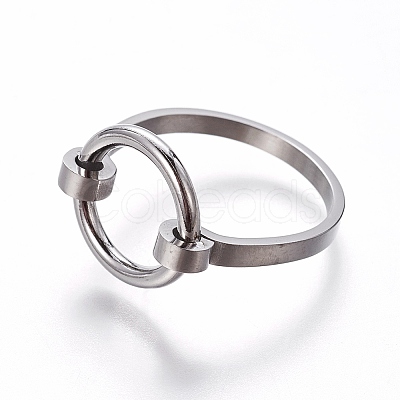 304 Stainless Steel Finger Rings RJEW-E158-08P-18mm-1