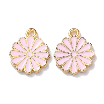 Alloy Enamel Pendants ENAM-O001-07H-G-1