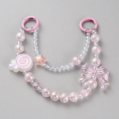 Lollipop Bowknot Acrylic Pendant Decorations DIY-WH20031-024C-1