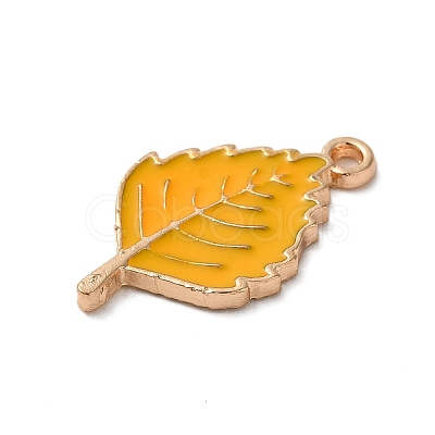 Thanksgiving Day Theme Alloy Enamel Pendants ENAM-M002-03G-06-1