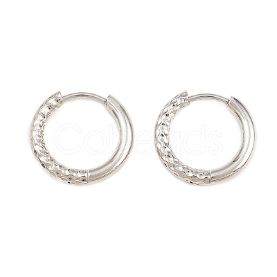 Brass Huggie Hoop Earrings KK-CBA8A92-04P-1