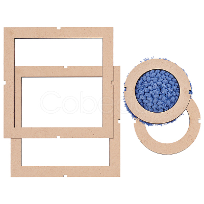 2Pcs Wooden Thread Winding Plate DIY-WH0888-026-1