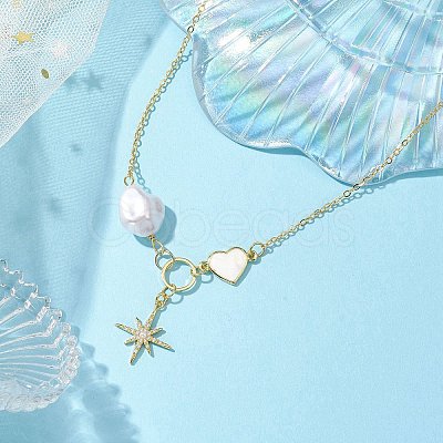Brass Pendants Necklaces NJEW-JN04846-1