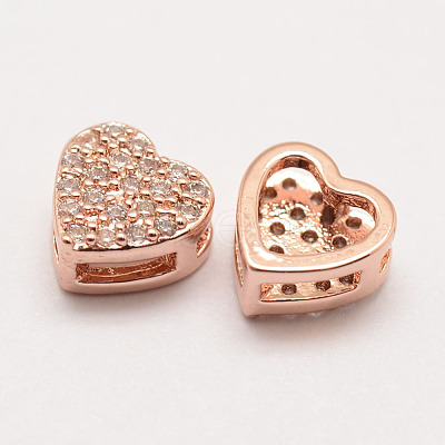 Brass Micro Pave Grade AAA Cubic Zirconia Pendants ZIRC-G090-71-NR-1