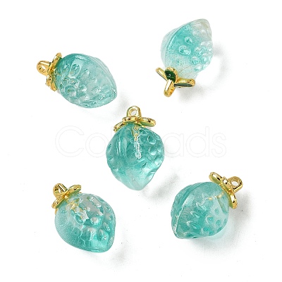 Transparent Glass Pendants GLAA-P072-03G-06-1
