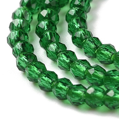 Transparent Glass Beads Strands GLAA-H021-03-16-1