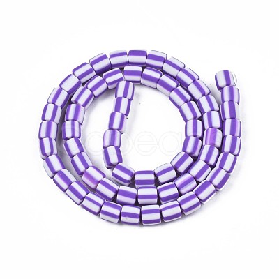 Handmade Polymer Clay Bead Strands CLAY-T020-12A-1