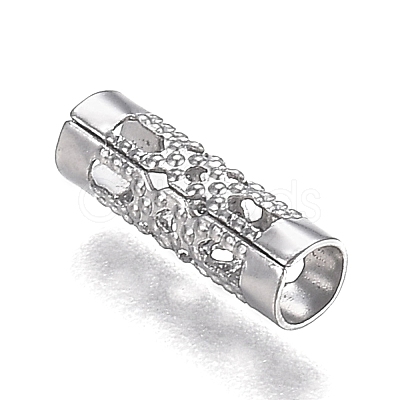 Tarnish Resistant 304 Stainless Steel Tube Beads STAS-I166-22P-1