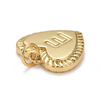 Rack Plating Golden Brass Pendants KK-E260-01G-E-1