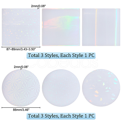 6Pcs 6 Style Silicone Pads SIL-GA0001-12-1