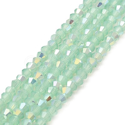 Baking Paint Glass Beads Strands DGLA-F029-J2mm-A10-1