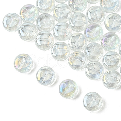 Electroplate Glass Beads EGLA-YW0005-01T-1