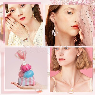 48Pcs 12 Style Alloy Enamel Pendants ENAM-SC0002-83-1