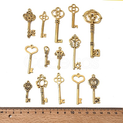 Tibetan Style Alloy Pendants FIND-D040-01AG-1