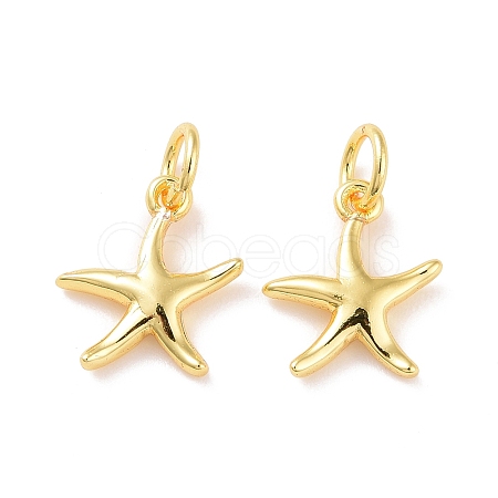 Brass Charms X-KK-G418-22G-1