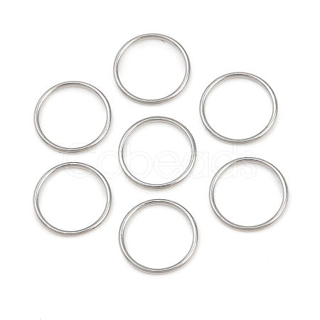 304 Stainless Steel Closed Jump Rings STAS-G393-06P-10-1