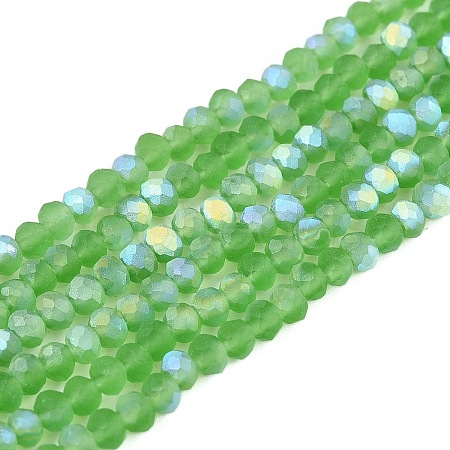 Transparent Glass Beads Strands EGLA-A044-T1mm-MB11-1