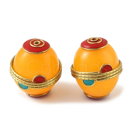 Handmade Polymer Clay Indonesia Beads PY-CBAAA14-03C-1