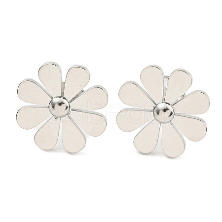 Non-Tarnish 304 Stainless Steel Stud Earrings for Women EJEW-Z053-02P-1