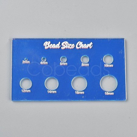 Acrylic Measuring Ruler TOOL-WH0159-90-1