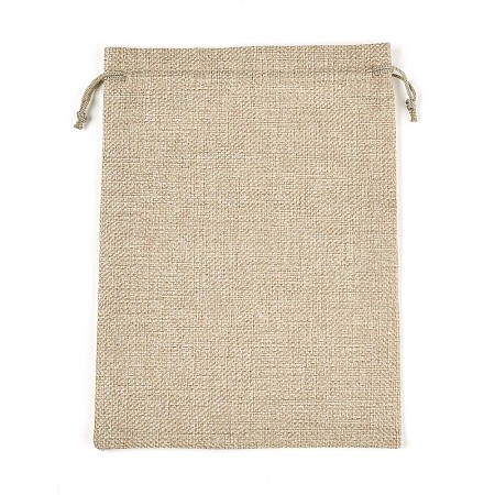 Burlap Packing Pouches Drawstring Bags ABAG-Q050-17x23-01-1