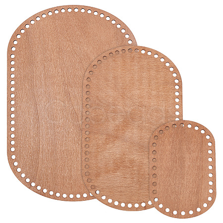 Wooden Basket Bottoms TOOL-WH0159-02C-1