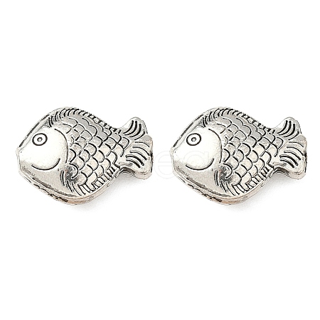 Tibetan Style Alloy Beads TIBEB-L008-01A-AS-1