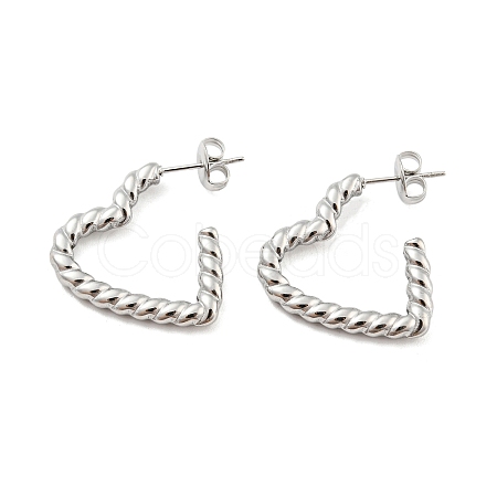 Non-Tarnish 304 Stainless Steel Stud Earring EJEW-C067-14P-1