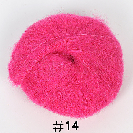 25g Angora Mohair Wool Knitting Yarn PW22070130738-1