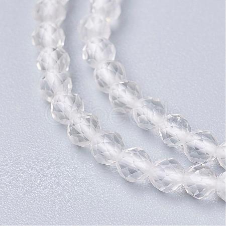 Natural Quartz Crystal Beads Strands G-D166-B-2mm-1