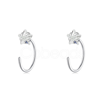 999 Fine Silver Stud Earrings FS-WG1D9DE-16-1