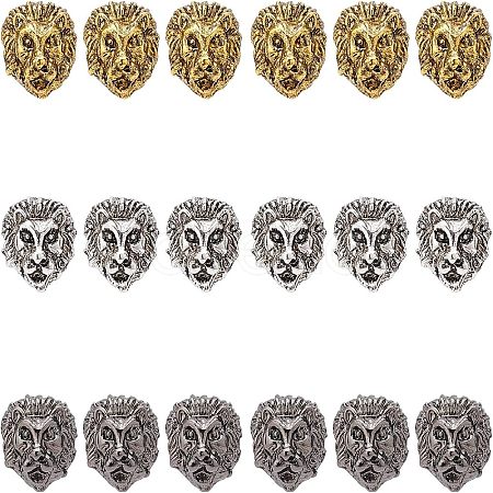 Tibetan Style Alloy Beads PALLOY-FH0001-40-1