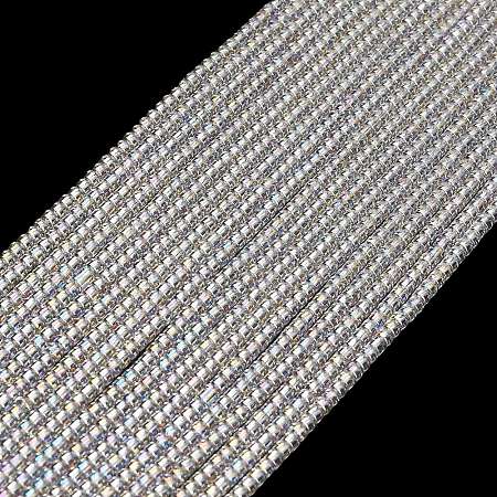 Electroplate Glass Beads Strands GL-CBAA615-01I-1