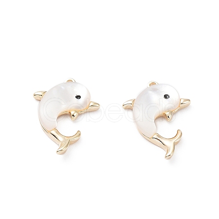 Rack Plating Brass Pendants KK-A183-45G-1