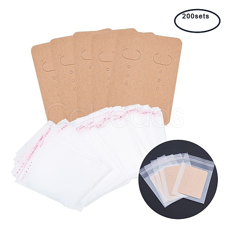 Paper Earring Display Card EDIS-YW0001-01-1