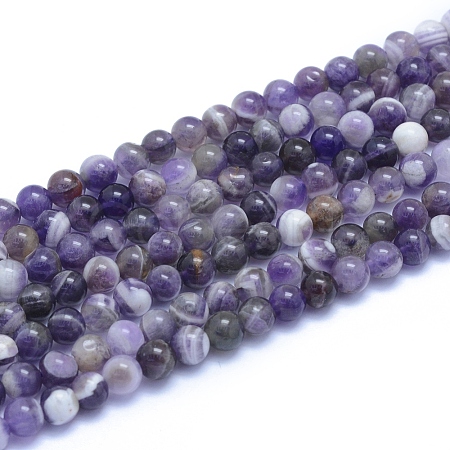 Natural Amethyst Beads Strands G-L552H-03A-1